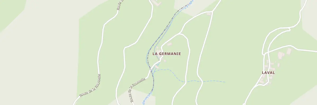 Plan du 5377 La Germanie à Saint Geniez d’Olt et d’Aubrac