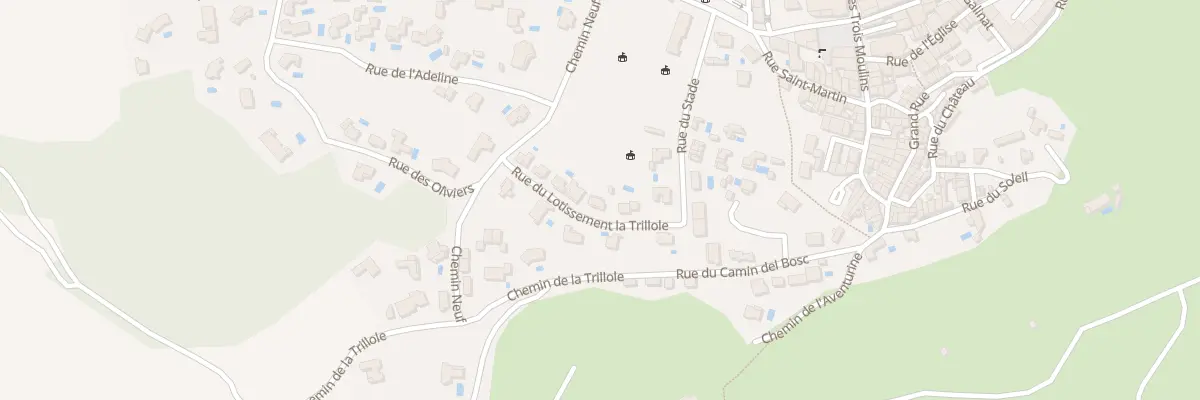 Plan du 9 Rue du Lotissement la Trillole à Roquefort-des-Corbières