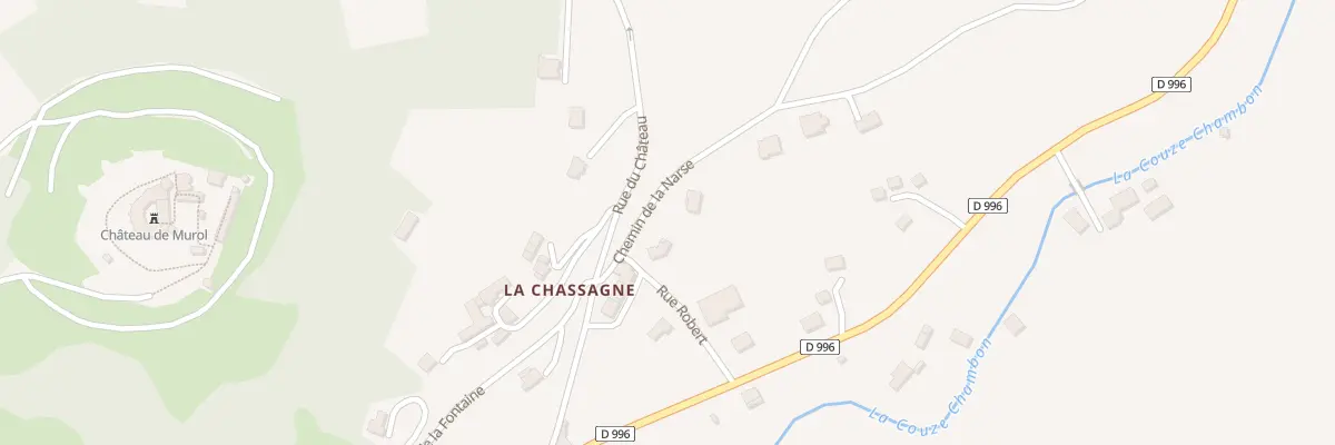 Plan du 5002 La Charite à Murol