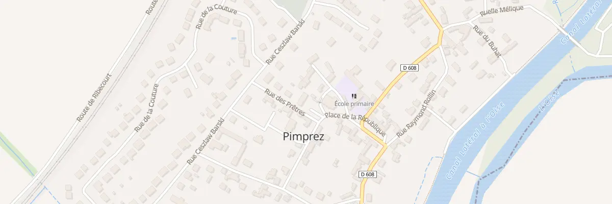 Plan du 4 Rue de l’Eglise à Pimprez