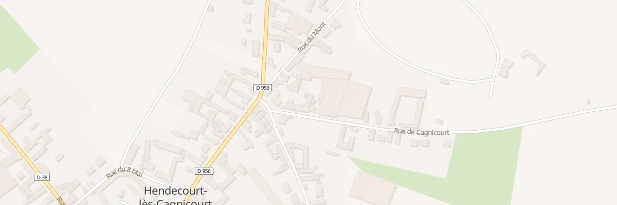 Plan du 3B Rue de Cagnicourt à Hendecourt-lès-Cagnicourt