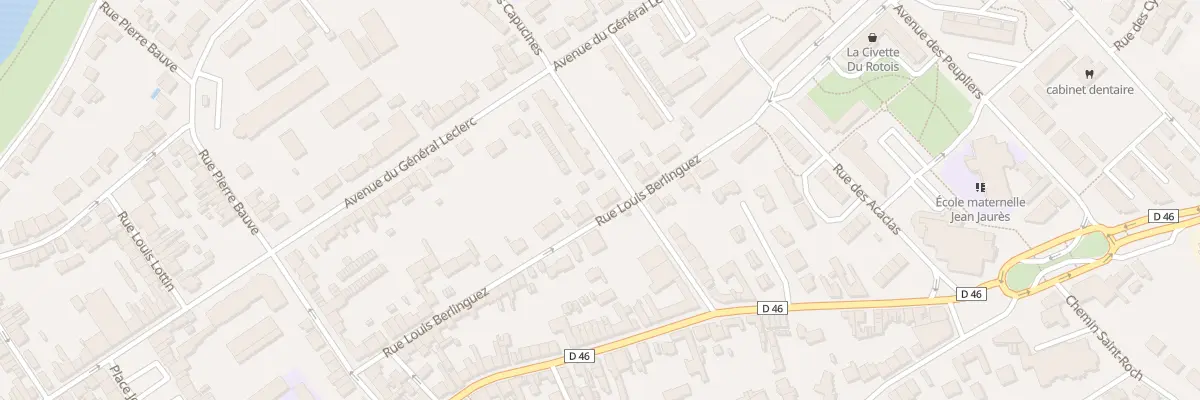 Plan du 39 Rue Louis Berlinguez à Courrières