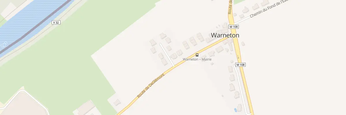 Plan du 22 Rte de Deûlémont à Warneton
