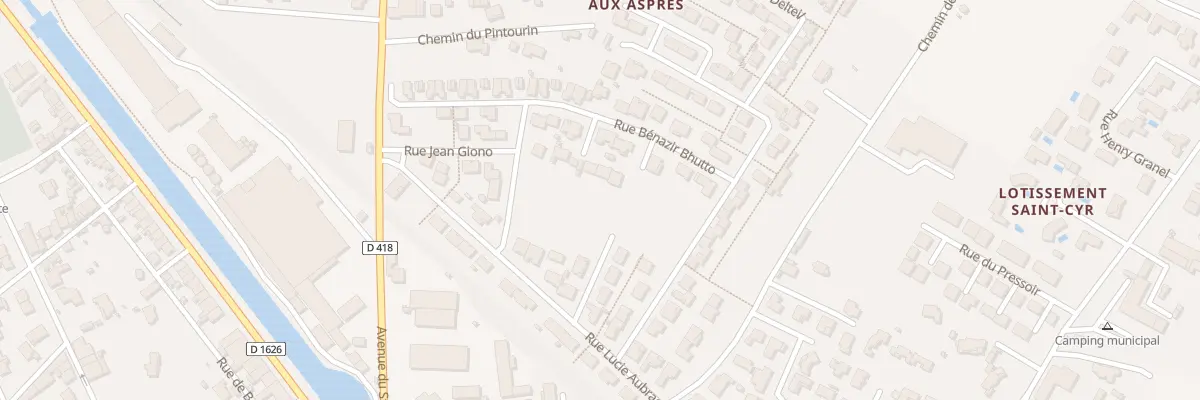Plan du 10 Rue Aime Cesaire à Sallèles-d’Aude