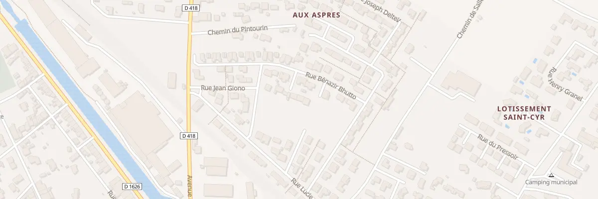 Plan du 1 Imp Benazir Bhutto à Sallèles-d’Aude