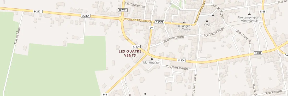 Plan du 14 Rue Alphonse Meloux à Montmarault