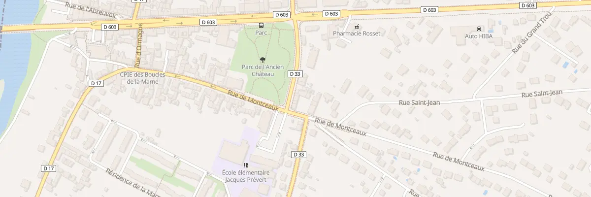 Plan du 51 Rue de Montceaux à Trilport