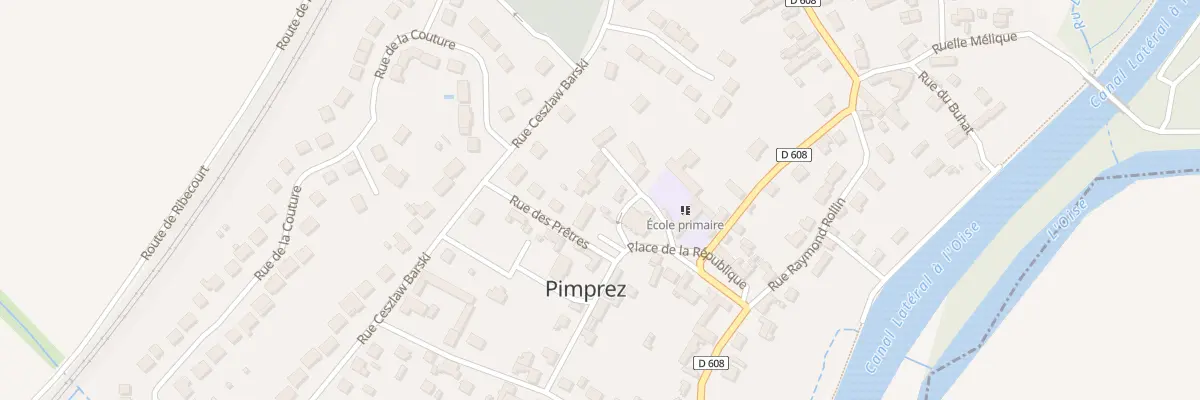 Plan du 78 Imp de l’Abbé Nollet à Pimprez
