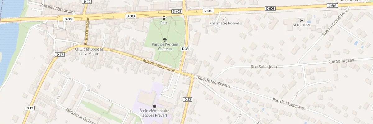 Plan du 53 Rue de Montceaux à Trilport