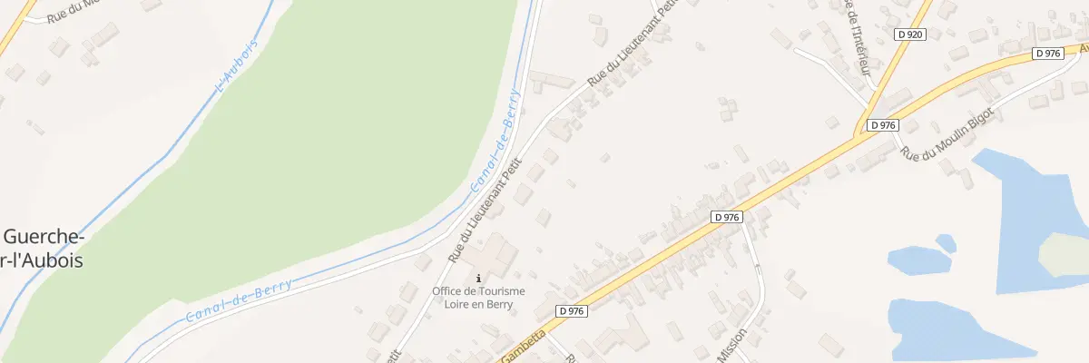 Plan du 33 Rue du Lieutenant Petit à La Guerche-sur-l’Aubois