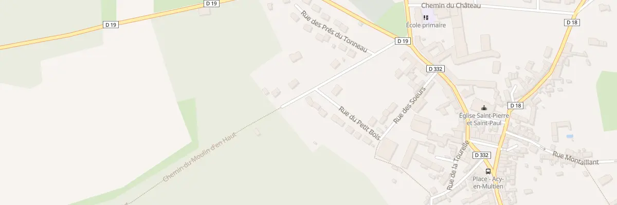 Plan du 15 Rue du Petit Bois à Acy-en-Multien