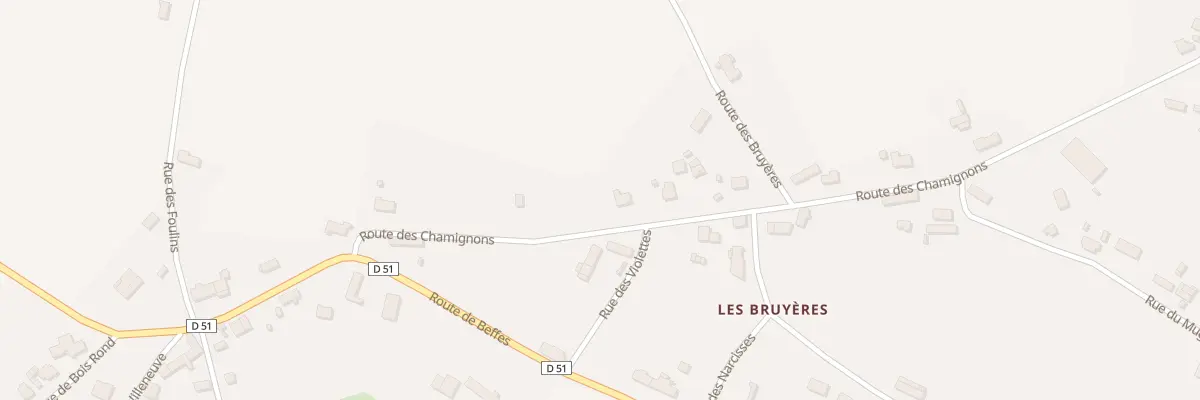 Plan du 5B Rte des Chamignons à Jussy-le-Chaudrier