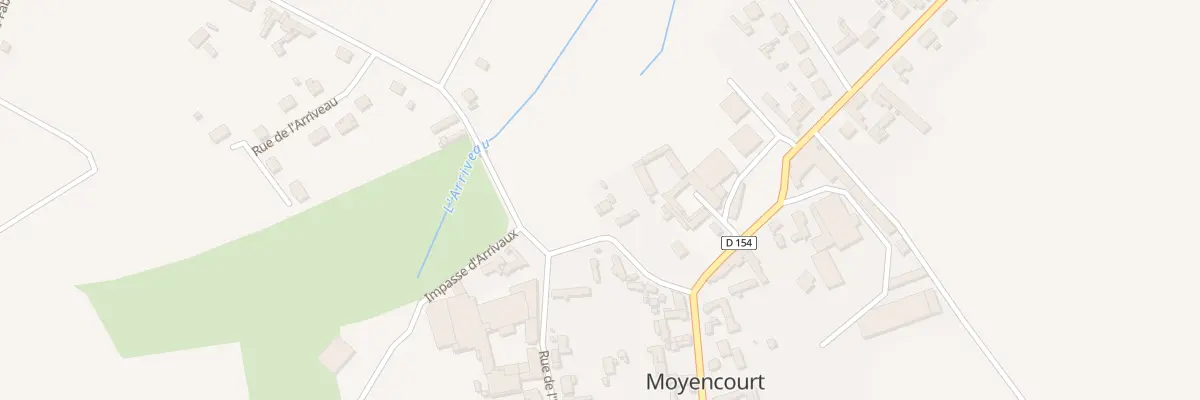 Plan du 10 Rue du Vieux Château à Moyencourt