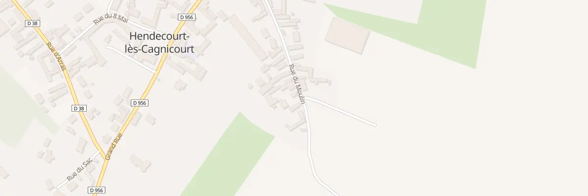 Plan du 26 Rue du Moulin à Hendecourt-lès-Cagnicourt
