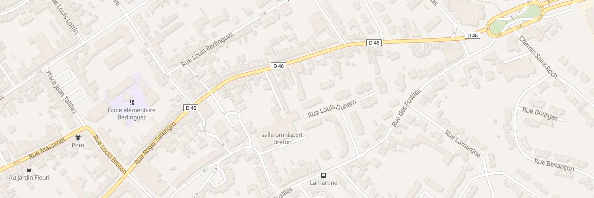 Plan du 50T Rue Roger Salengro à Courrières