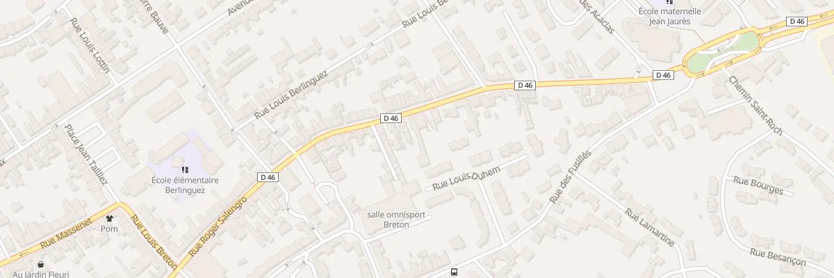 Plan du 52 Rue Roger Salengro à Courrières