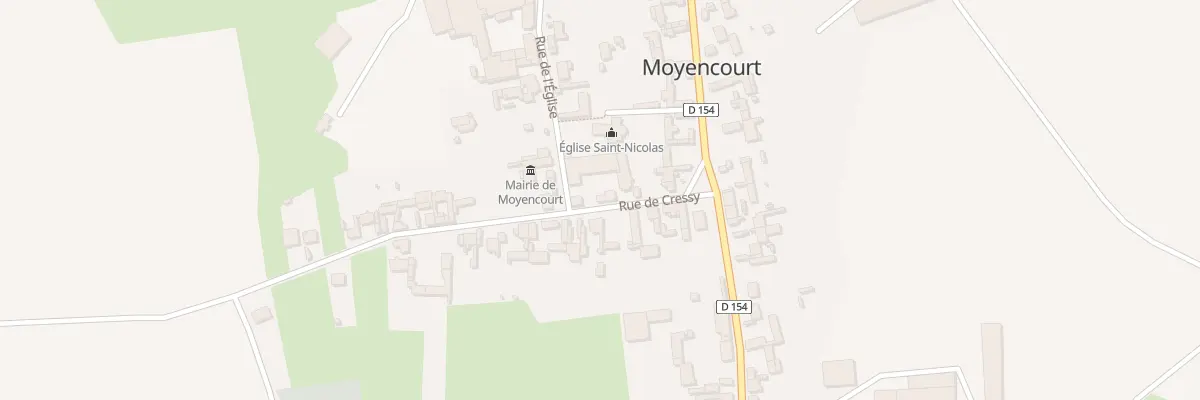 Plan du 6 Rue de Cressy à Moyencourt
