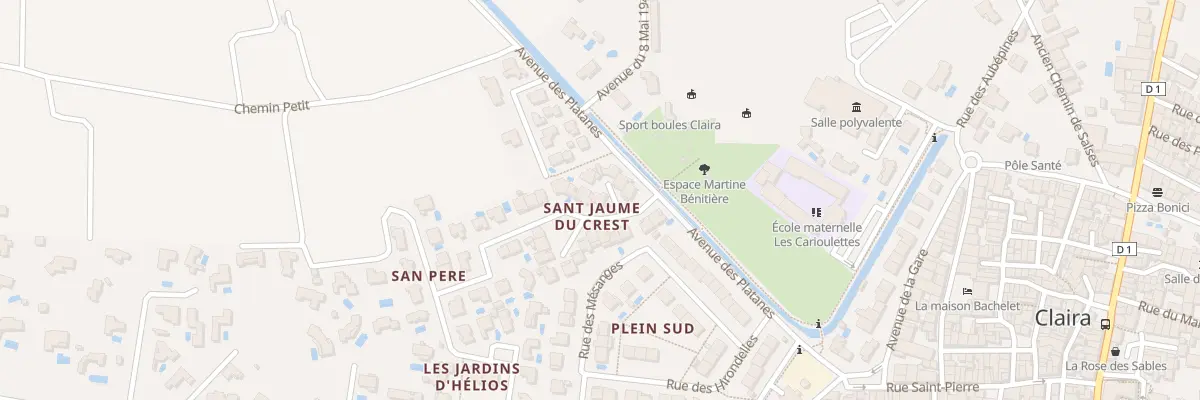 Plan du 9012 Lot Sant Jaume du Crest à Claira