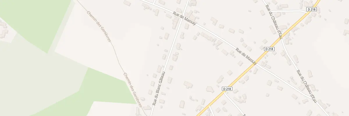 Plan du 22 Rue du Blanc Gateau à La Guerche-sur-l’Aubois