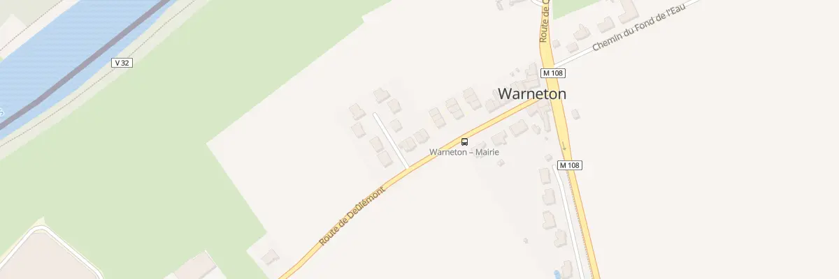 Plan du 18 Rte de Deûlémont à Warneton