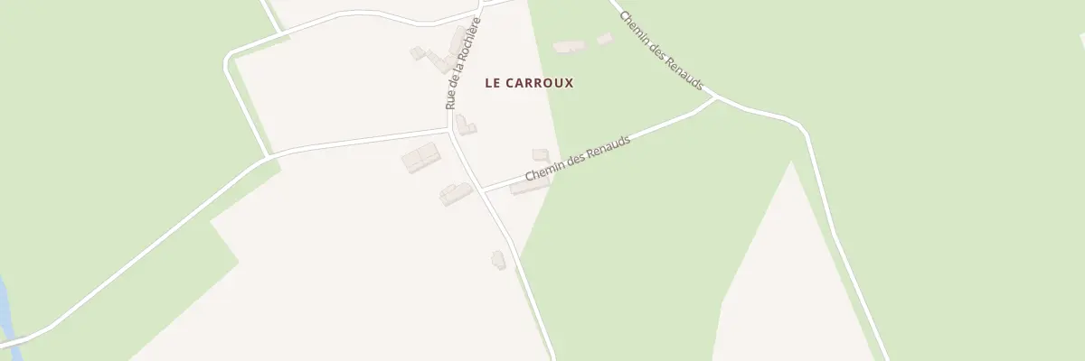 Plan du 2 Che des Renauds à Herry