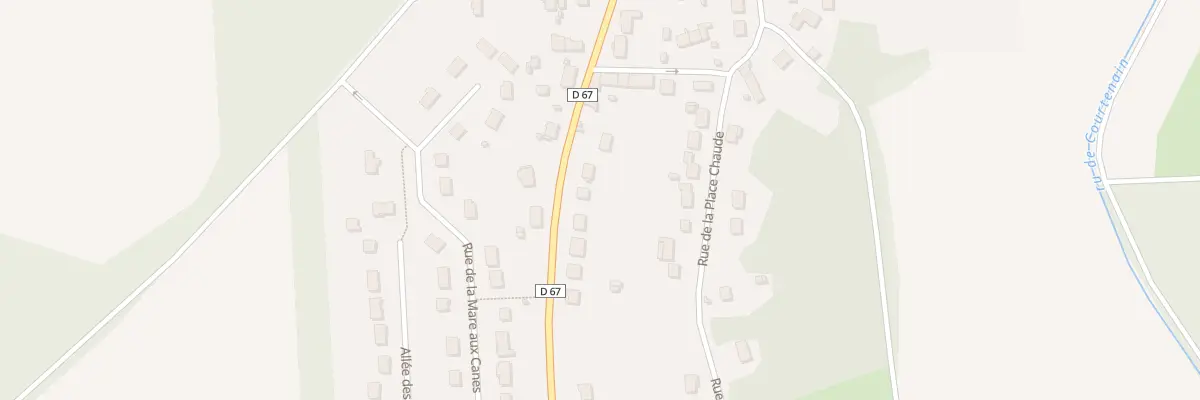 Plan du 175 Rte de Glatigny à Fontenailles