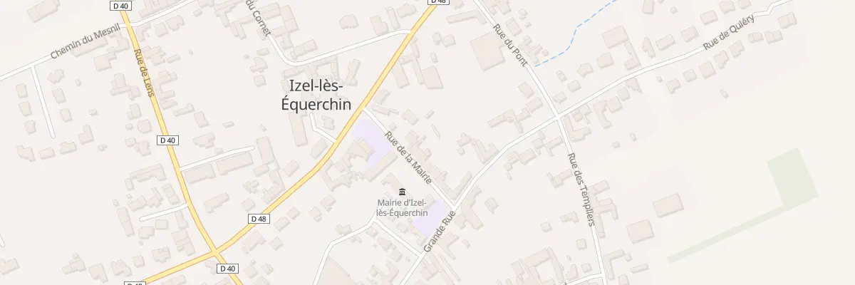 Plan du 8 Rue de la Mairie à Izel-lès-Équerchin