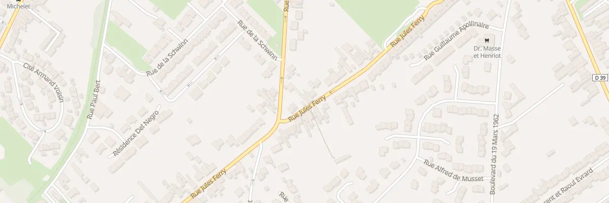 Plan du 428 Rue Jules Ferry à Hénin-Beaumont