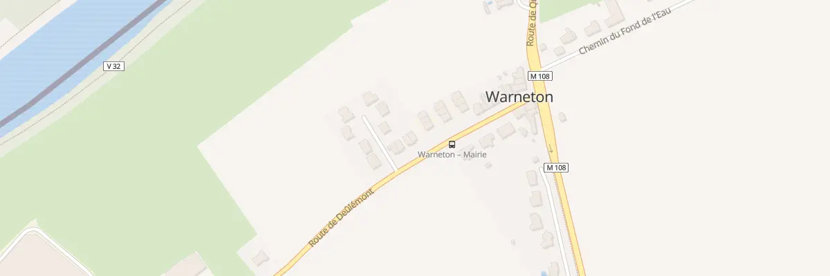 Plan du 16 Rte de Deûlémont à Warneton