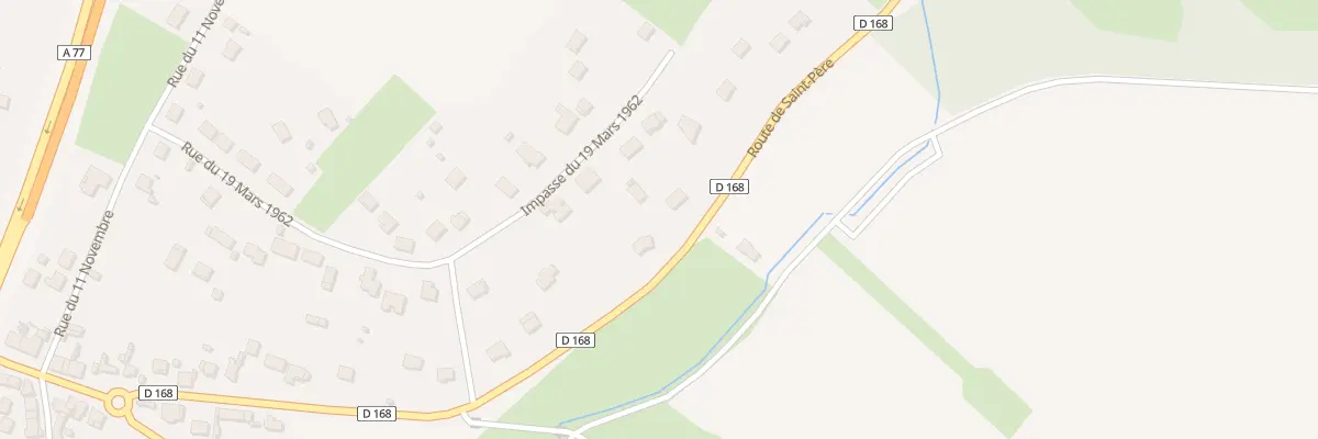 Plan du 39 Rte de Saint-Père à Saint-Père