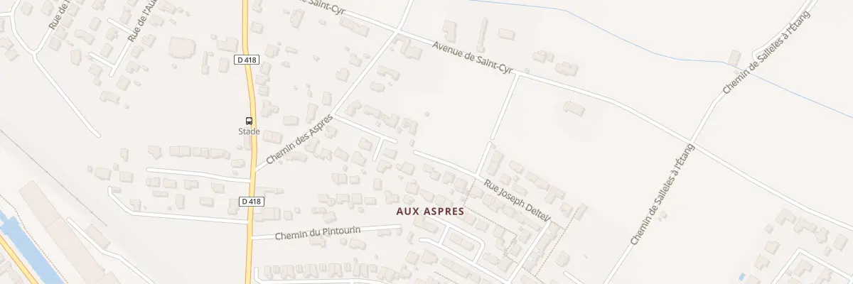 Plan du 33 Rue Joseph Delteil à Sallèles-d’Aude