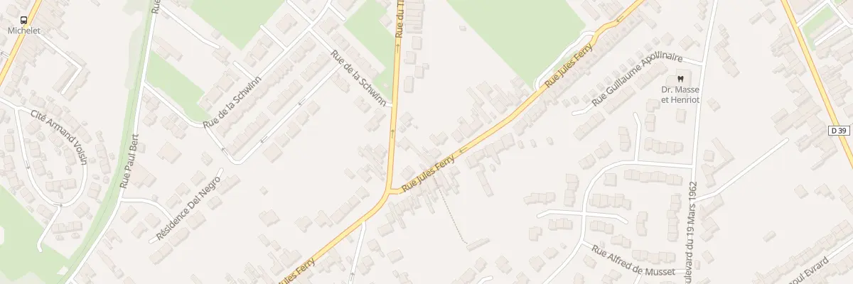 Plan du 412 Rue Jules Ferry à Hénin-Beaumont