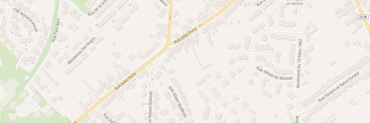 Plan du 463 Rue Jules Ferry à Hénin-Beaumont
