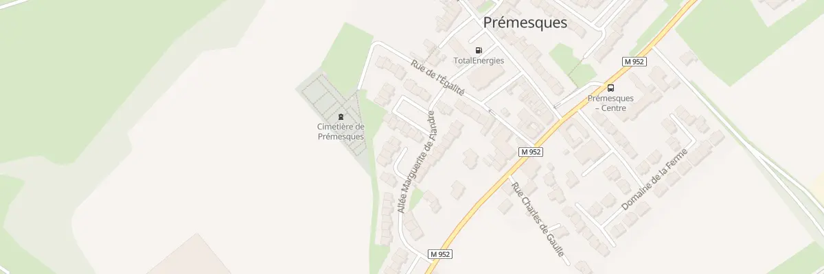 Plan du 2 Sq du Mont Boisé à Prémesques