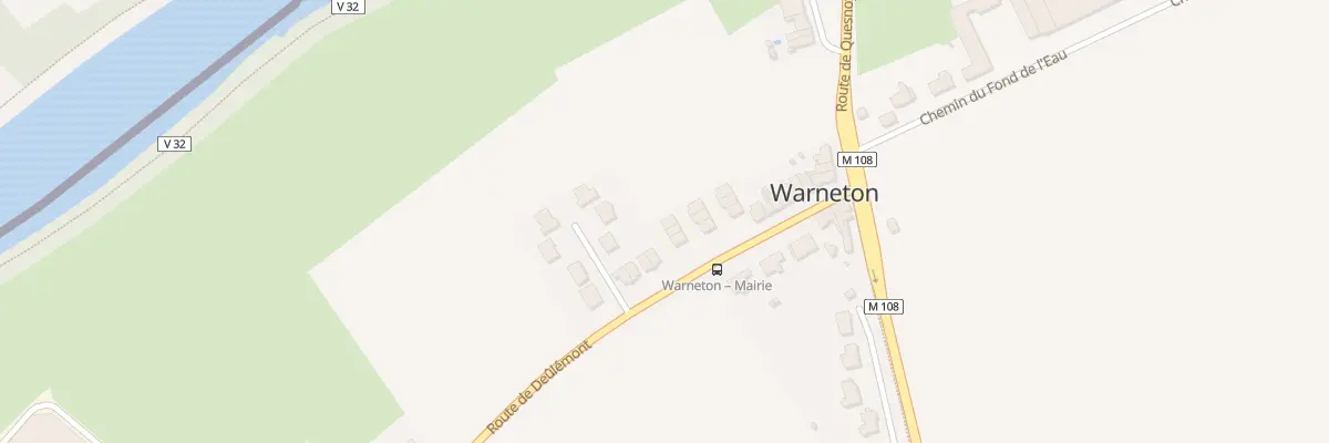 Plan du 109 Rte de Deûlémont à Warneton