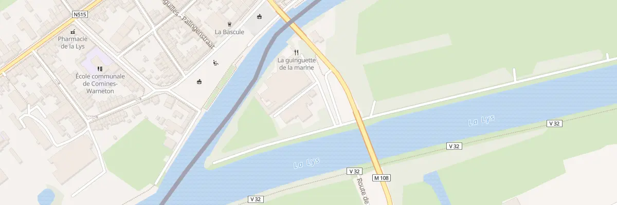 Plan du 2 Rte de Quesnoy à Warneton