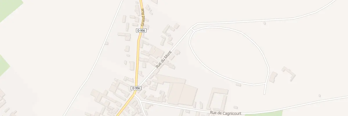 Plan du 12 Rue du Mont à Hendecourt-lès-Cagnicourt