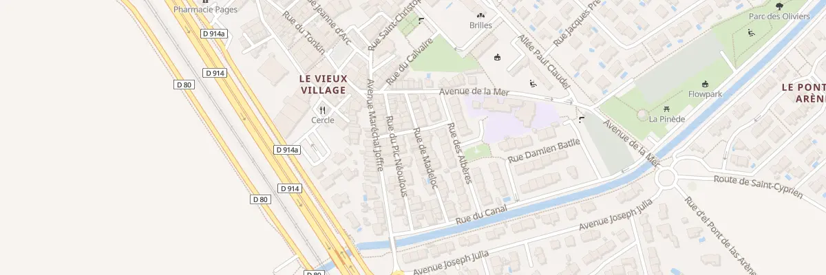 Plan du 6T Rue de la Madeloc à Corneilla-del-Vercol