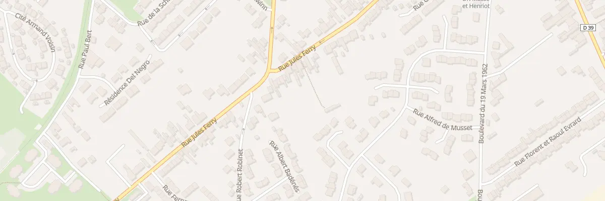 Plan du 459 Rue Jules Ferry à Hénin-Beaumont