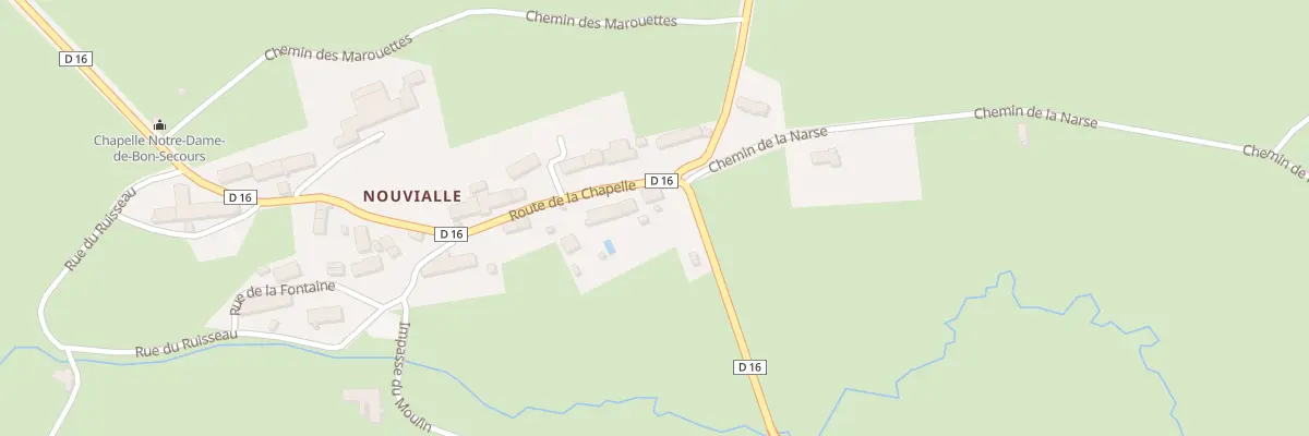 Plan du 18 Rte de la Chapelle à Valuéjols