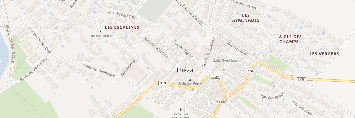 Plan du 11 Rue Victor Hugo à Théza