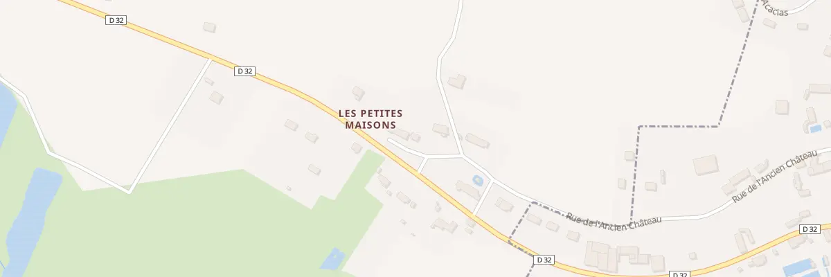 Plan du 169A Les Petites Maisons à Courtemaux