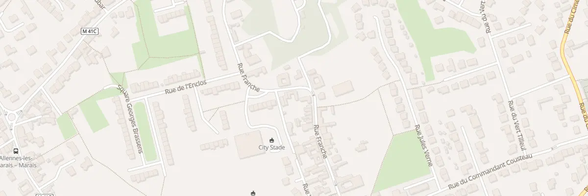 Plan du 61 Rue Franche à Allennes-les-Marais