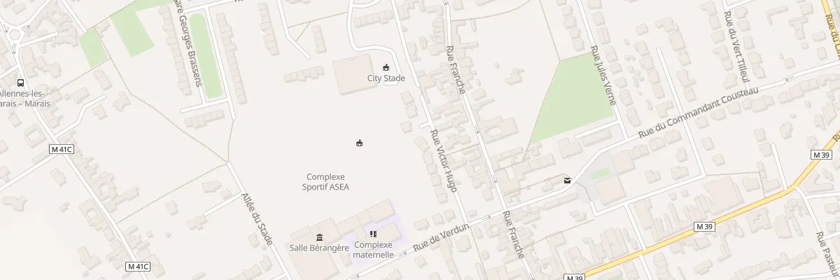 Plan du 13 Rue Victor Hugo à Allennes-les-Marais
