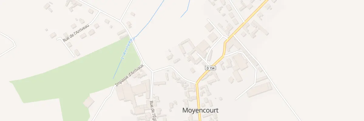 Plan du 6 Rue du Vieux Château à Moyencourt