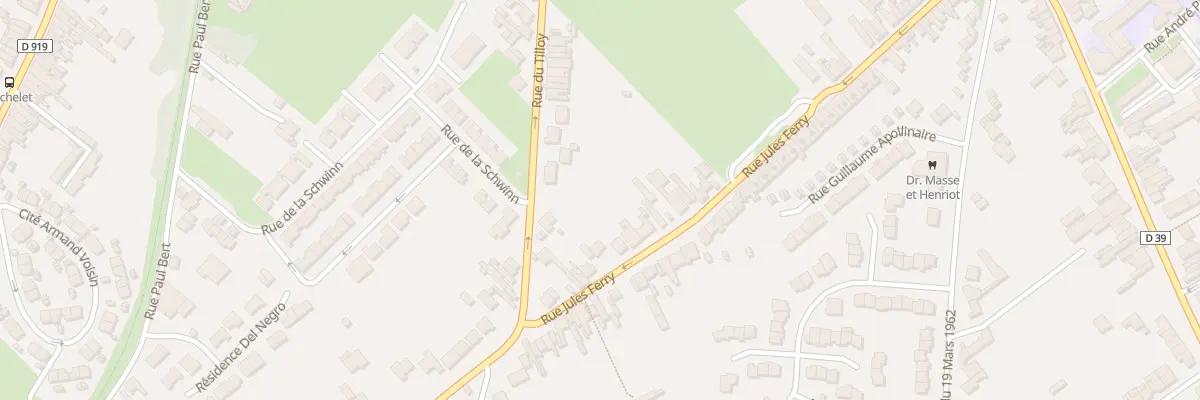 Plan du 368 Rue Jules Ferry à Hénin-Beaumont
