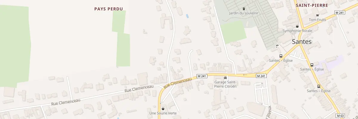Plan du 4 Rue du Pays Perdu à Santes