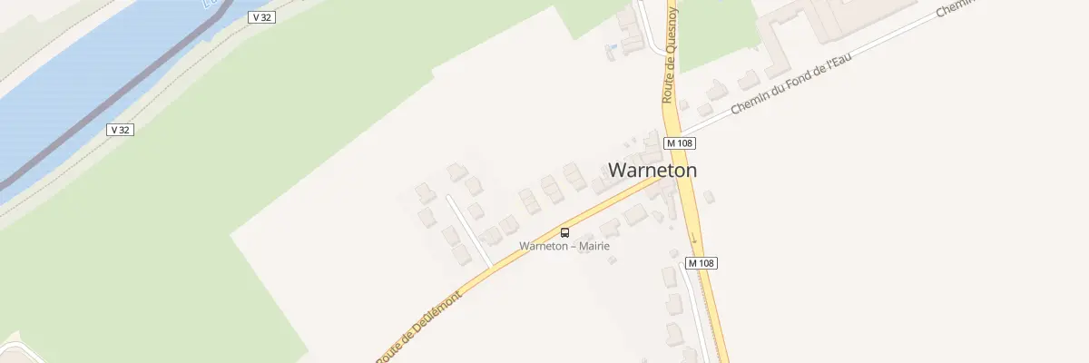 Plan du 106 Rte de Deûlémont à Warneton