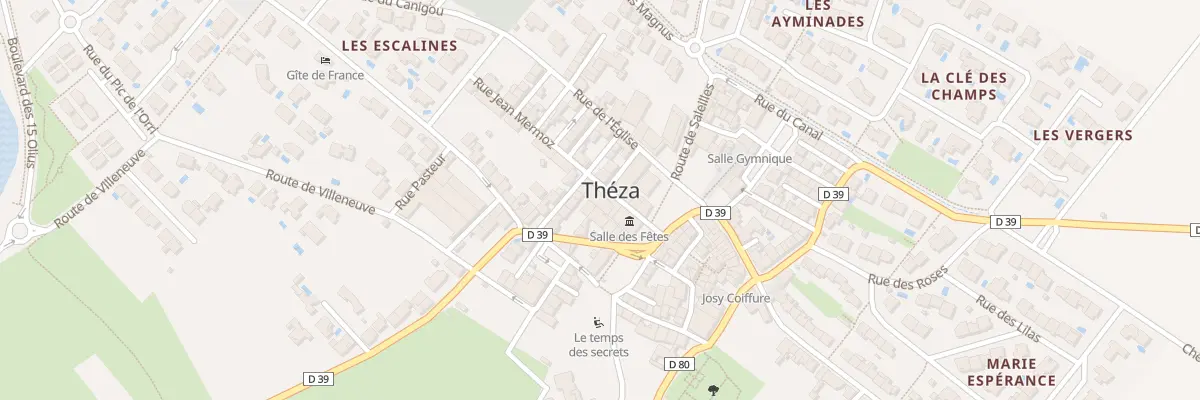 Plan du 3 Rue Jean Mermoz à Théza