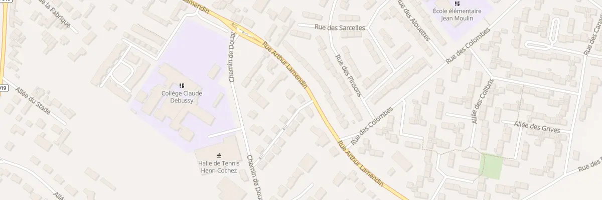 Plan du 64 Rue Arthur Lamendin à Courrières